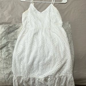 white summer dress
